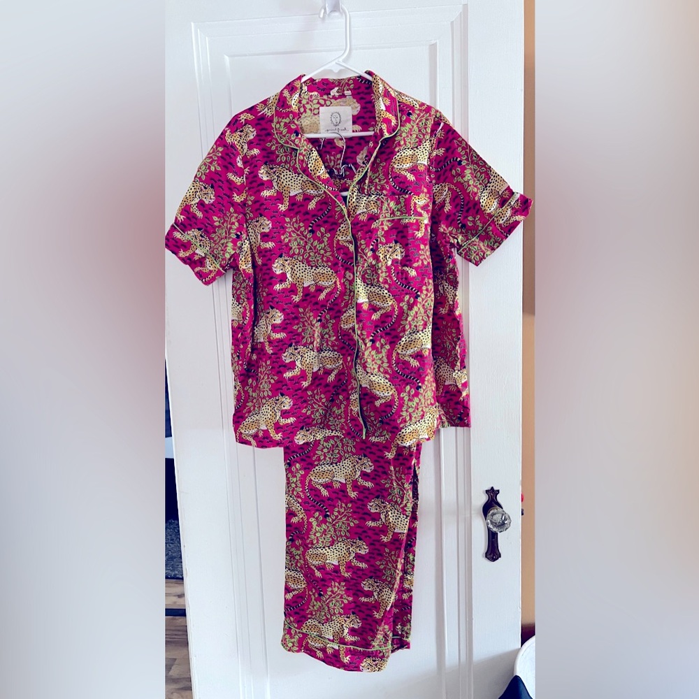 PRINTFRESH Pink Bagheera Tiger Print Pajamas